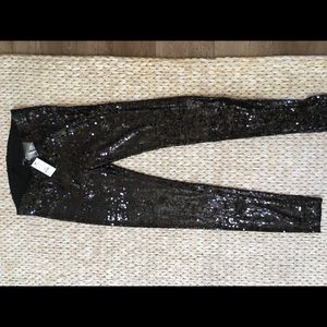NWT, sequin leggings Express, size S
